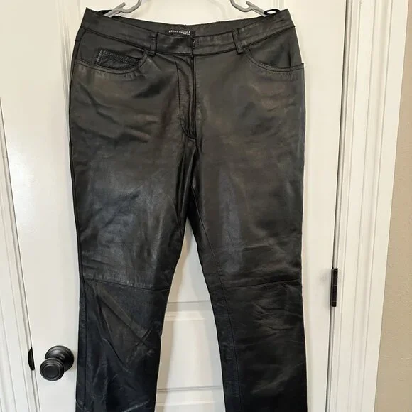 Kenneth Cole real leather pants - Picture 1 of 2